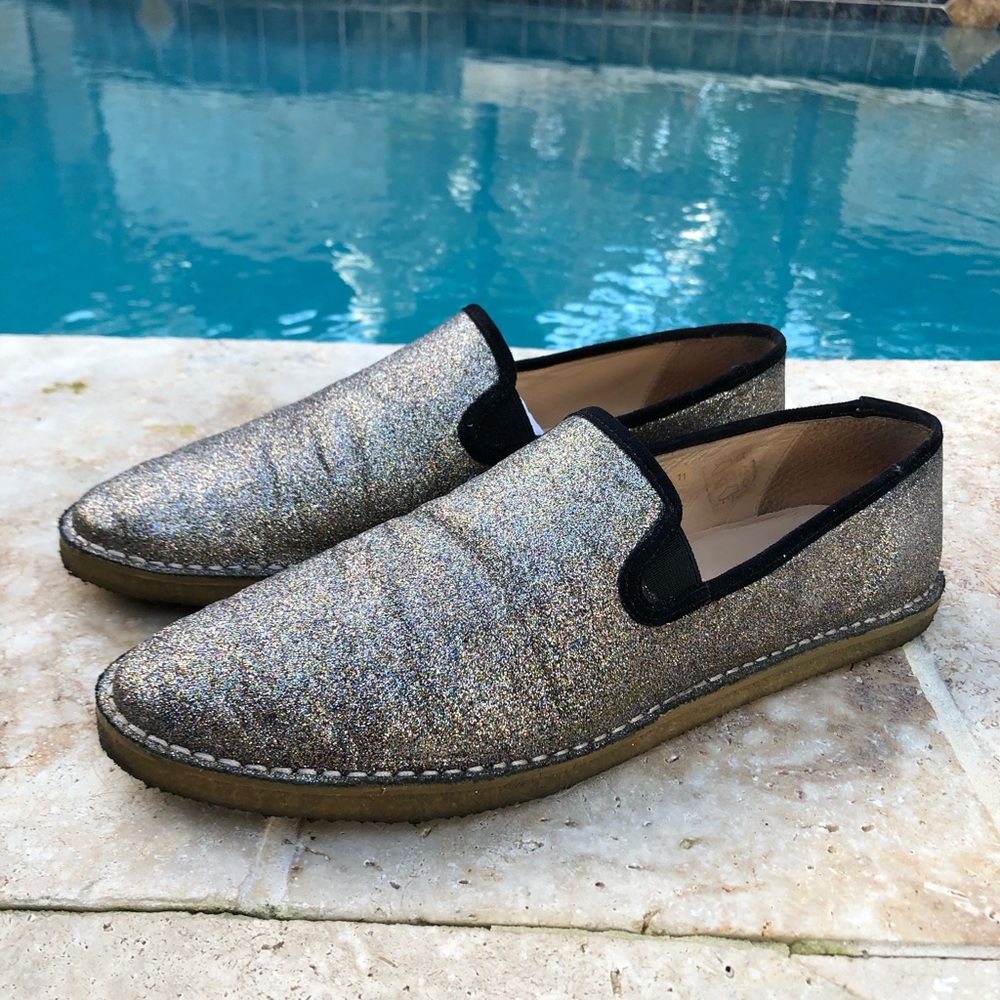 J Crew sparkle shoes